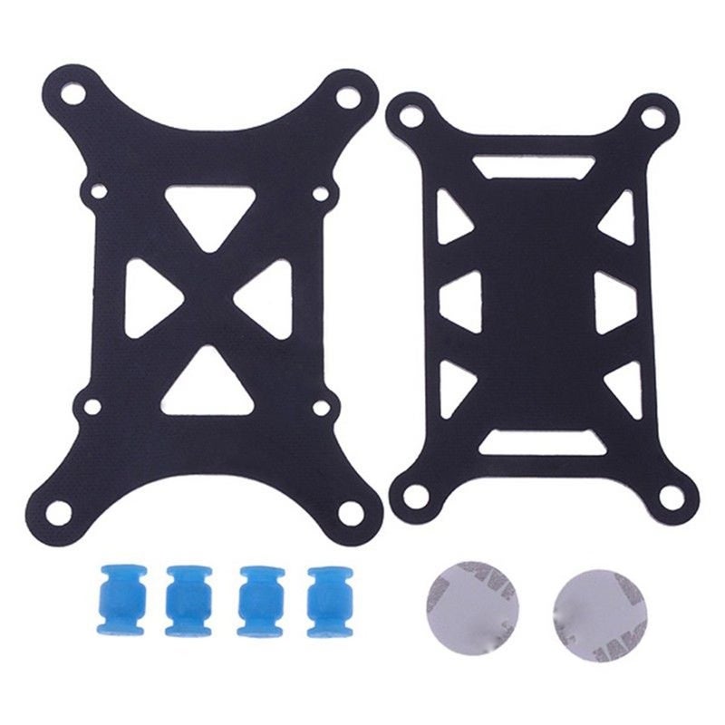 Share Goo Glass Fiber Shock Absorber Board Anti-Vibration Damping Plate Mount Compatible with RC APM2.6 APM2.8 Pixhawk PX4 Flight Controller - Image 4